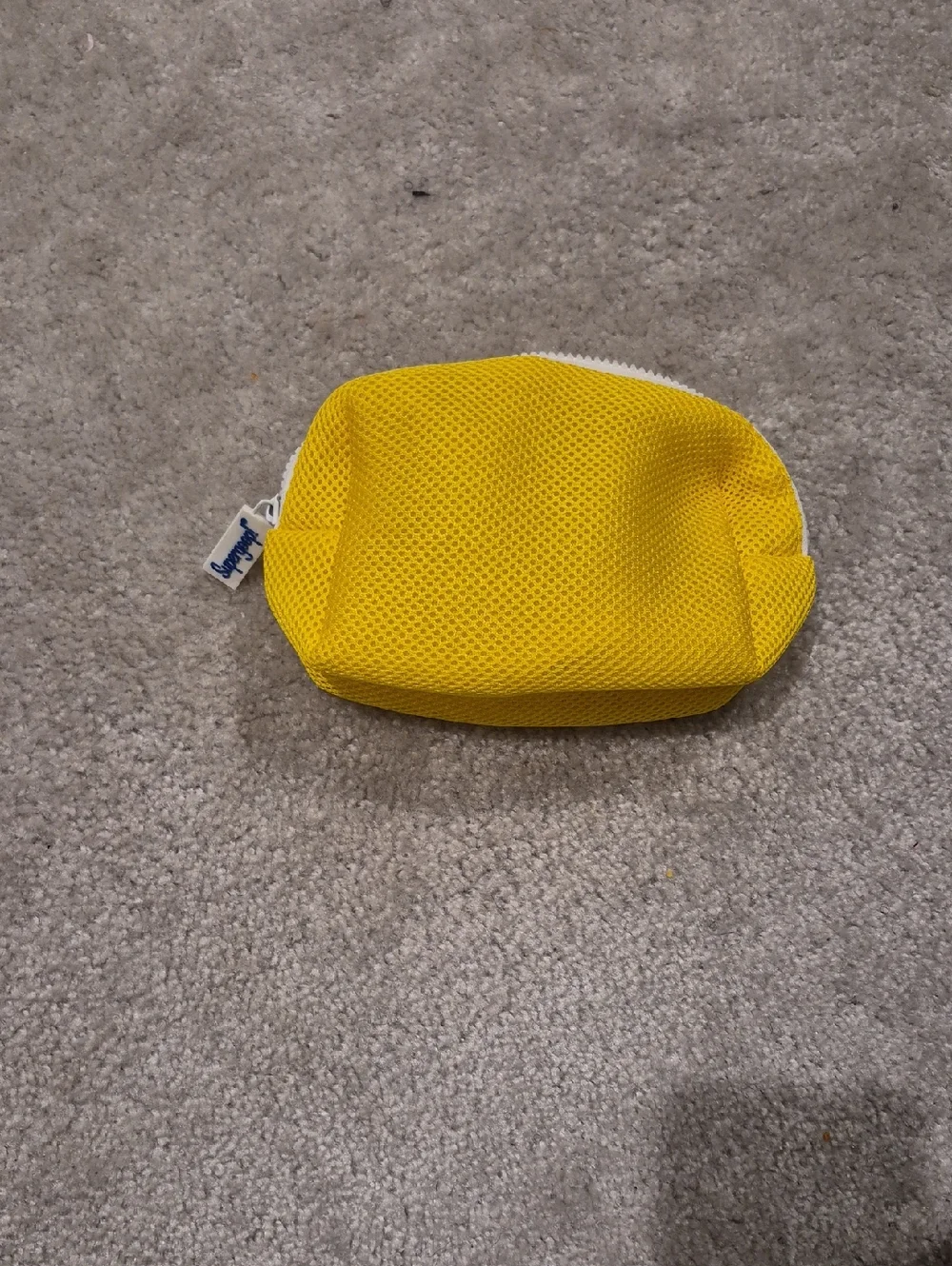 Goop Presents: SuperGoop! Yellow Mesh Makeup Cosmetic Bag